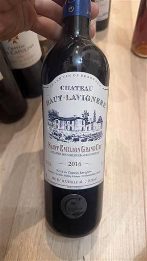 Burdeos Saint-Émilion Gran Cru Grand Cru Château Haut-Lavigne`re 2016